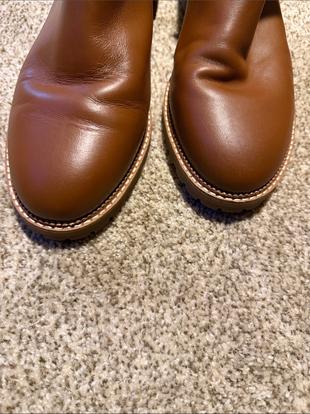 Woman’s Brown Leather Boots - Picture 4 of 8